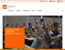 Tablet Screenshot of oedp-sachsen.de